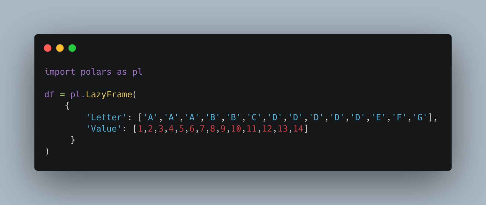 How to Calculate Percent of Total in Polars